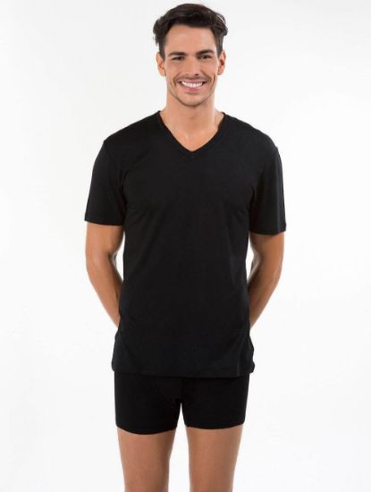Picture of Kom Antonio Men's V Neck T-shirt