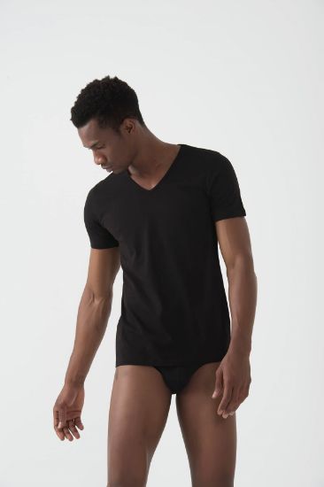 Image de T-shirt à Col En V Marco Barrera 741