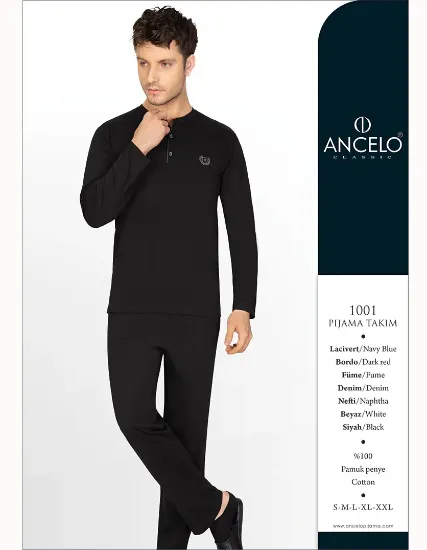 Ancelo 1001 Erkek Penye Pijama Takım resmi