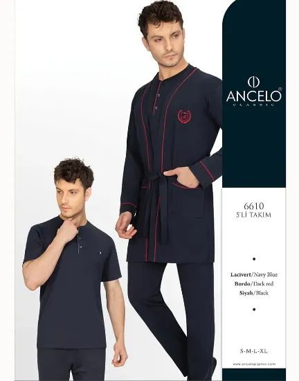 Ancelo 6610 Erkek Ropdöşambır 5'li Hediye Seti resmi