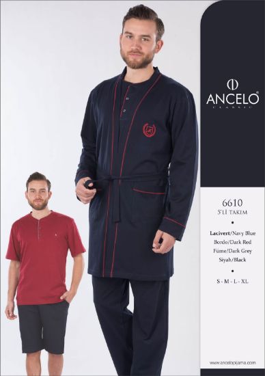 Ancelo 6610 Erkek Ropdöşambır 5'li Hediye Seti resmi