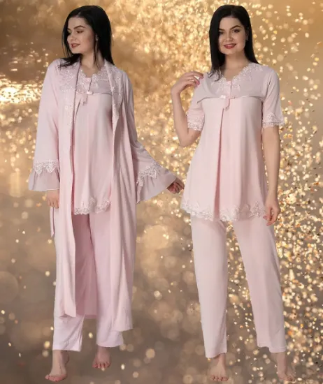 Effort Hamile Sabahlıklı Pijama Takım - (Yapay Zekalı Görüntü) resmi