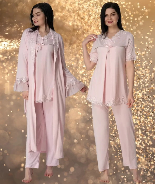 Effort Hamile Sabahlıklı Pijama Takım - (Yapay Zekalı Görüntü) resmi