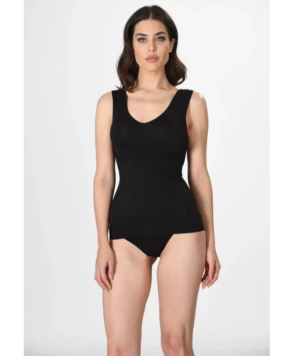 Miss Fit 1644 Kalın Askılı Korsajlı Atlet resmi