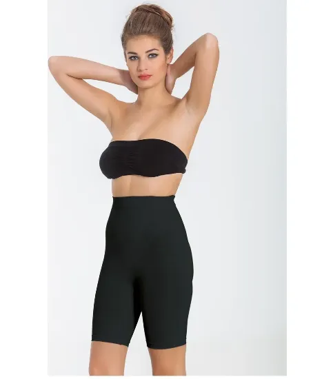 Miss Fit 34314 Yüksek Bel Uzun Paçalı Şort Korse resmi