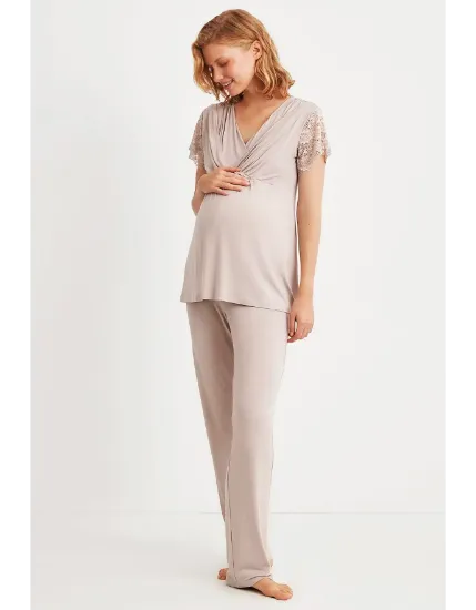 Catherine's Hamile Lohusa Pijama Takım 870 vizon ön