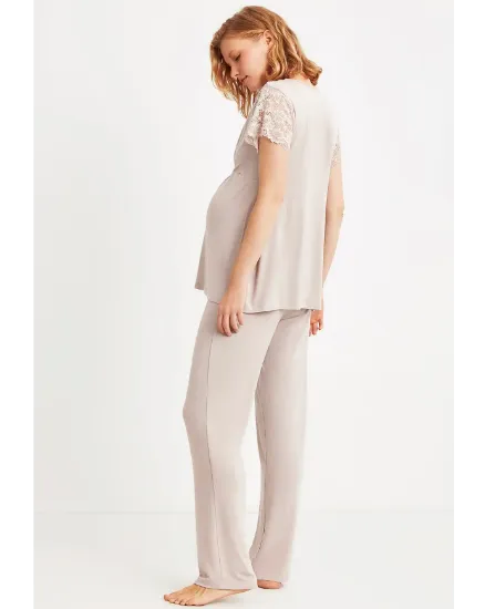 Catherine's Hamile Lohusa Pijama Takım 870 vizon arka