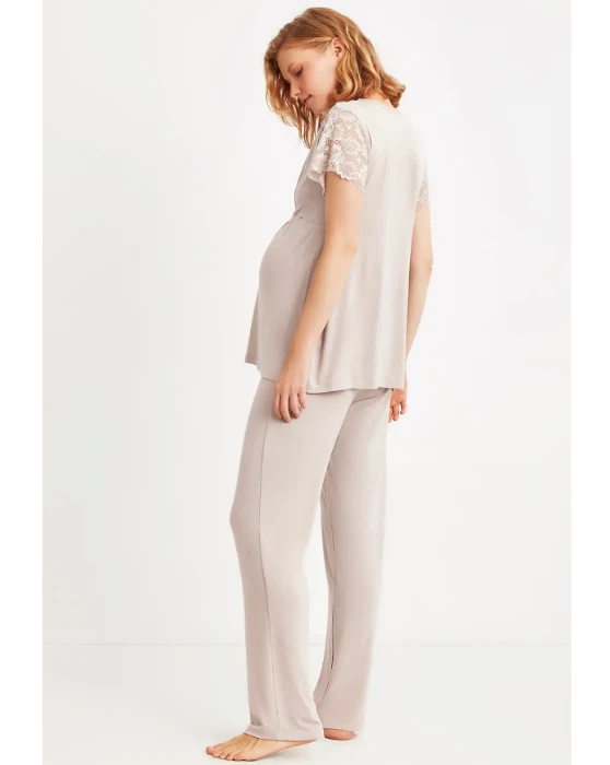 Catherine's Hamile Lohusa Pijama Takım 870 vizon arka