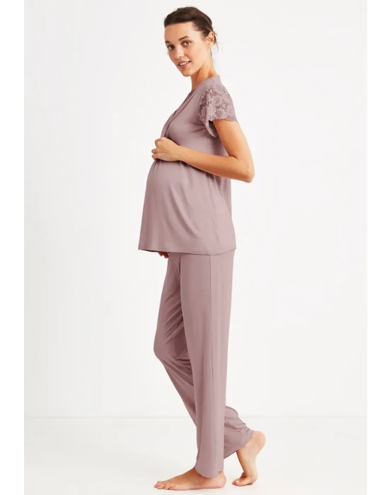 Catherine's 870 Hamile Lohusa Pijama Takım - yan