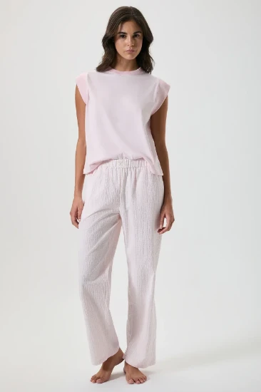 Picture of Penye Mood 10138 Soft Textured Pajama Set