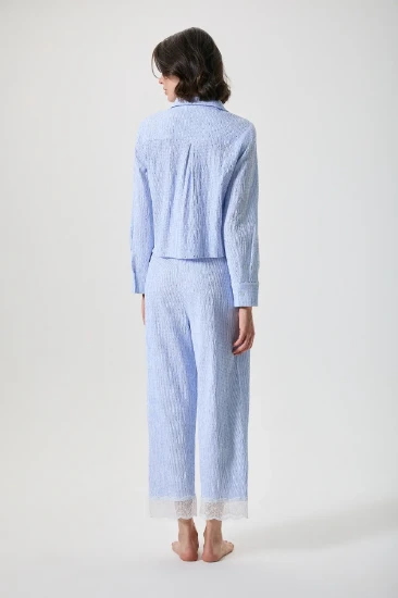 Penye Mood 10140 Düğmeli Pijama Takımı resmi