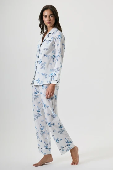 Penye Mood 10135 Düğmeli Pijama Takımı resmi