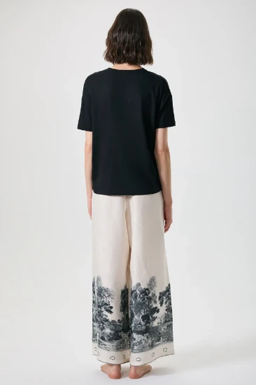 Image de Penye Mood 10143 Ensemble pantalon Palazzo d'été