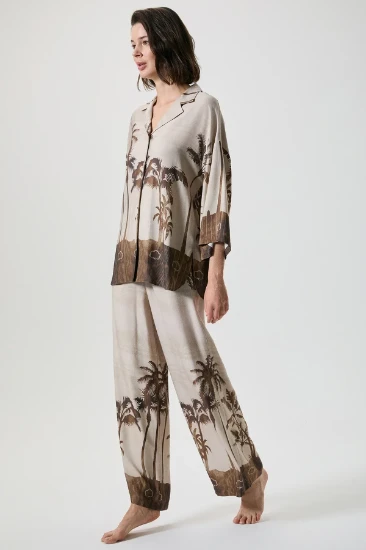 Image de Ensemble Chemise et Pantalon Penye Mood 10116