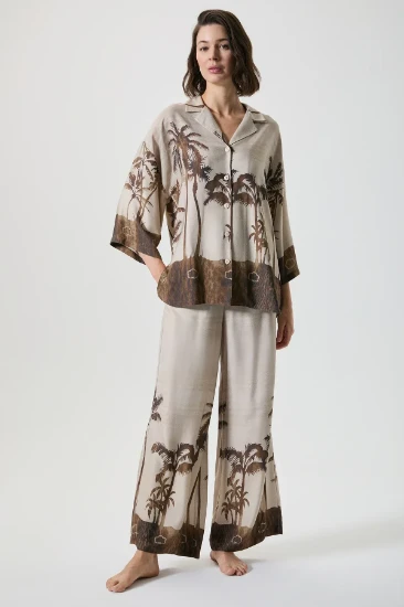 Image de Ensemble Chemise et Pantalon Penye Mood 10116
