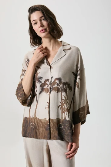 Image de Ensemble Chemise et Pantalon Penye Mood 10116