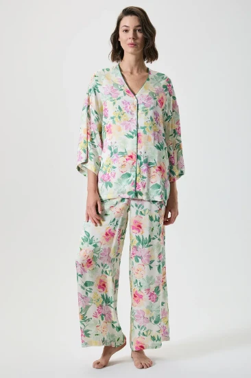 Image de Penye Mood 10123 Ensemble de Pyjama à Boutons