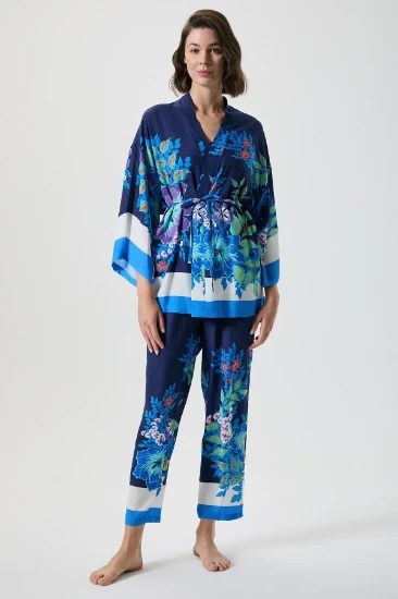 Penye Mood 10106 3lü Yazlık Pijama Takımı resmi