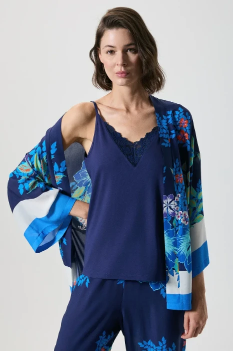 Penye Mood 10106 3lü Yazlık Pijama Takımı resmi