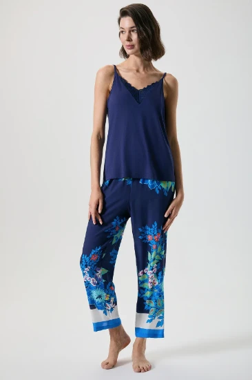 Penye Mood 10106 3lü Yazlık Pijama Takımı resmi