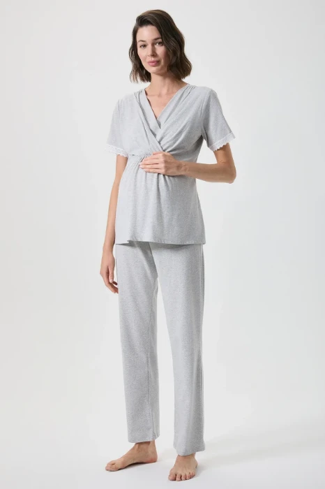 Penye Mood 10162 Lohusa Pijama Takımı resmi