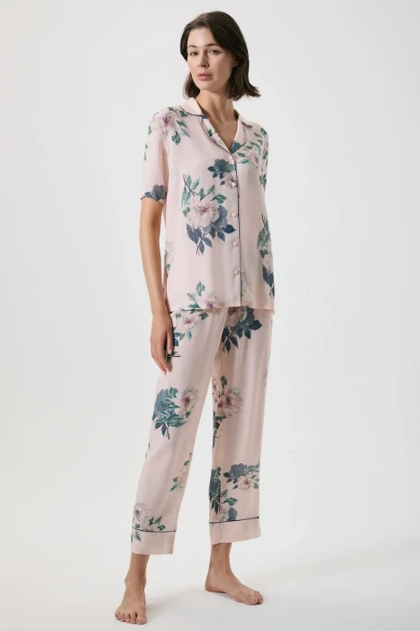 Catherine's 20202 Düğmeli Pijama Takımı resmi