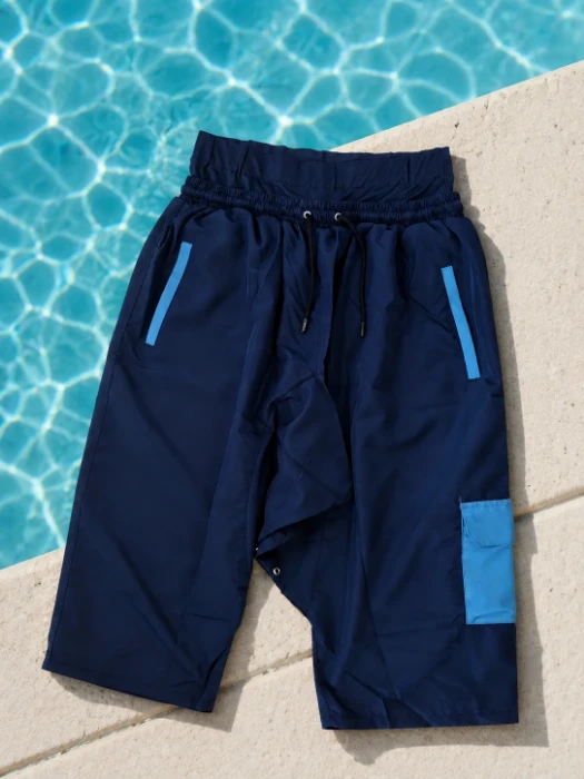 Men's Knee-Length Swim Shorts