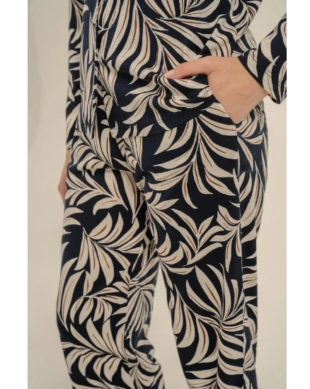 Arnetta Ar3739 Önü Düğmeli Pijama Takımı resmi