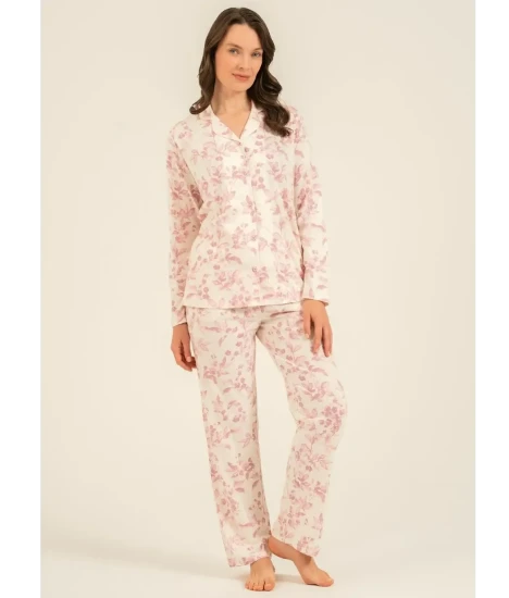 Arnetta Ar3745 Önü Düğmeli Pijama Takımı resmi