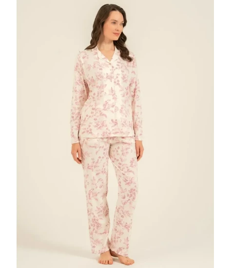 Arnetta Ar3745 Önü Düğmeli Pijama Takımı resmi