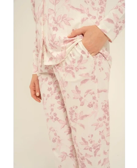 Arnetta Ar3745 Önü Düğmeli Pijama Takımı resmi
