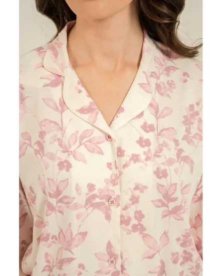 Arnetta Ar3745 Önü Düğmeli Pijama Takımı resmi