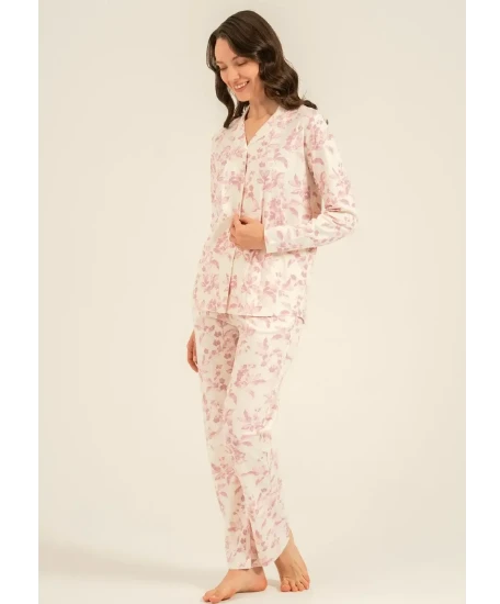 Arnetta Ar3745 Önü Düğmeli Pijama Takımı resmi