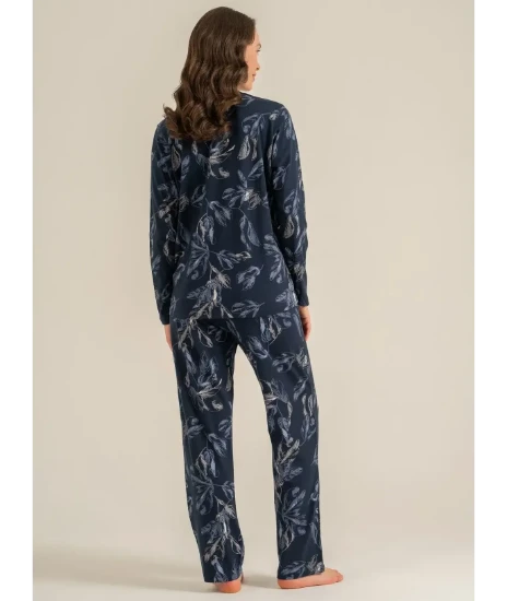 Pierre Cardin PC9259 Önü Düğmeli Pijama Takımı resmi