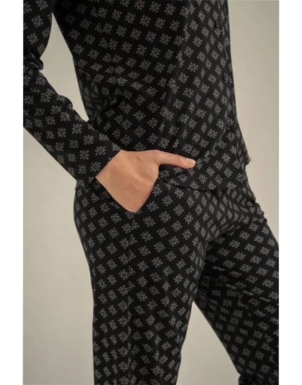 Pierre Cardin PC9290 Önü Düğmeli Pijama Takımı resmi