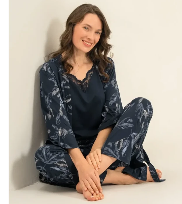 Pierre Cardin PC9260 Kadın Sabahlıklı Pijama Takımı resmi