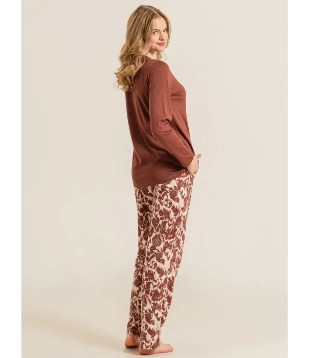Pierre Cardin PC9264 Uzun Kollu Penye Pijama Takım resmi
