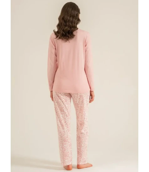 Pierre Cardin PC9269 Uzun Kollu Penye Pijama Takım resmi