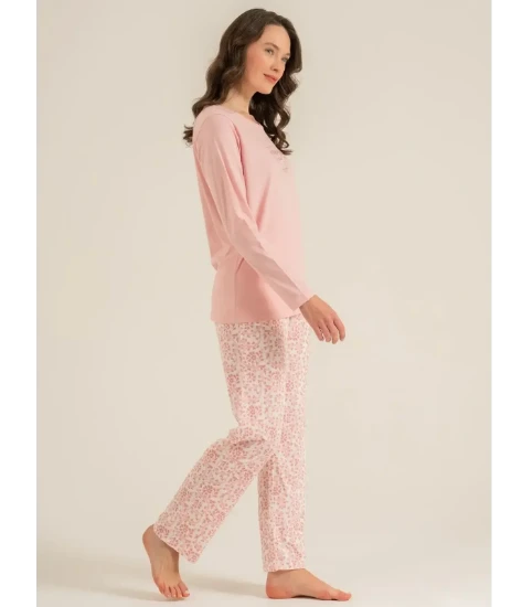 Pierre Cardin PC9269 Uzun Kollu Penye Pijama Takım resmi