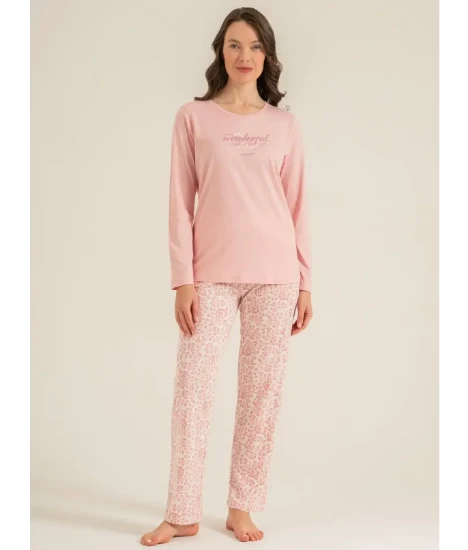 Pierre Cardin PC9269 Uzun Kollu Penye Pijama Takım resmi