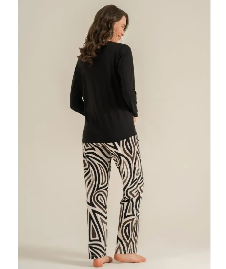 Pierre Cardin PC9280 Uzun Kollu Penye Pijama Takım resmi