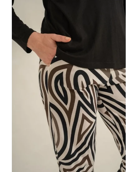 Pierre Cardin PC9280 Uzun Kollu Penye Pijama Takım resmi