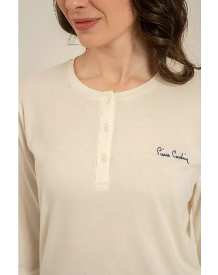 Pierre Cardin PC9285 Uzun Kollu Pijama Takım resmi