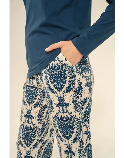 Pierre Cardin PC9285 Uzun Kollu Pijama Takım resmi