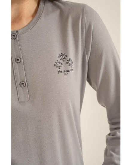 Pierre Cardin PC9289 Uzun Kollu Penye Pijama Takım resmi