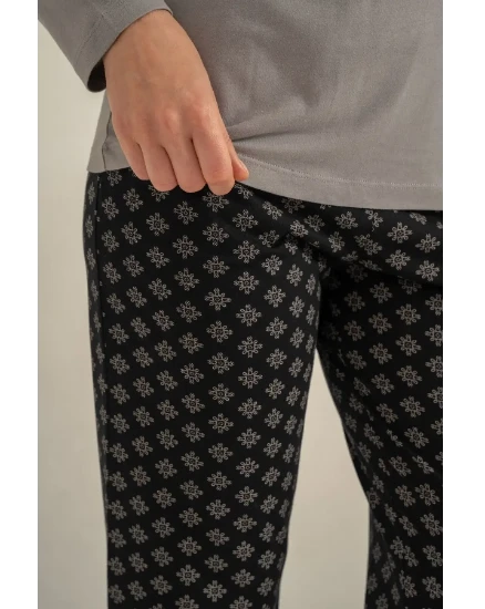 Pierre Cardin PC9289 Uzun Kollu Penye Pijama Takım resmi