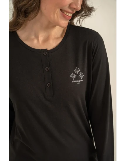 Pierre Cardin PC9289 Uzun Kollu Penye Pijama Takım resmi