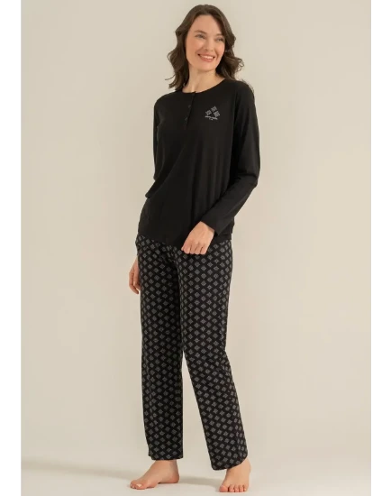 Pierre Cardin PC9289 Uzun Kollu Penye Pijama Takım resmi