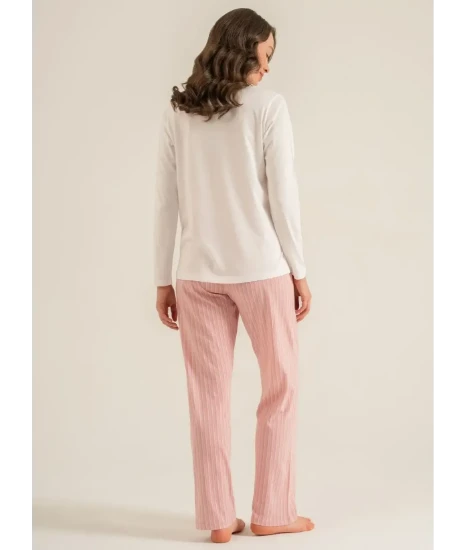 Pierre Cardin PC9294 Uzun Kollu Penye Pijama Takım resmi