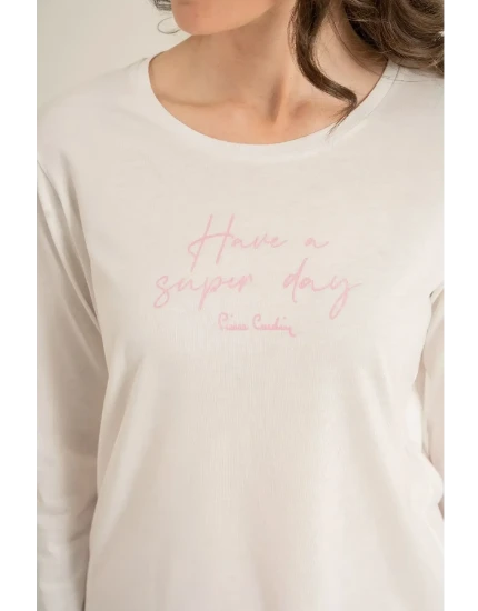 Pierre Cardin PC9294 Uzun Kollu Penye Pijama Takım resmi